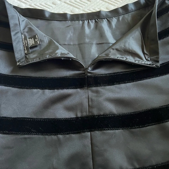Behnaz Sarafpour for Target Black Satin Velvet Circle Skirt Size Medium - Picture 6 of 8
